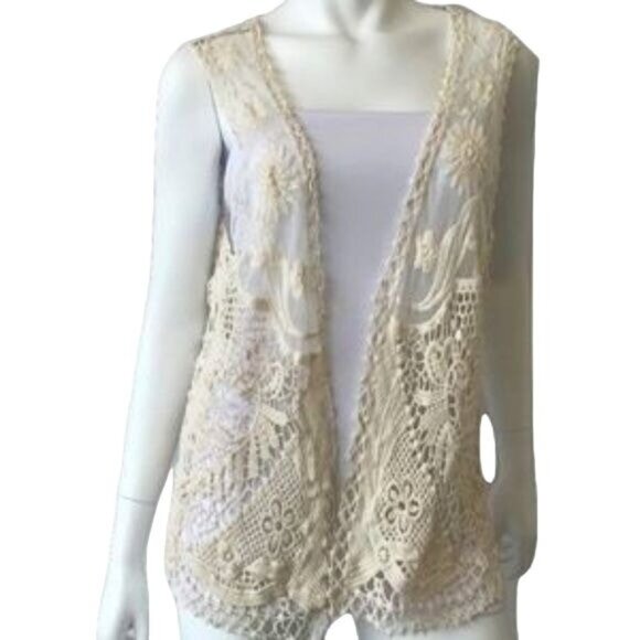 David & Young Crochet Vest - Picture 2 of 5